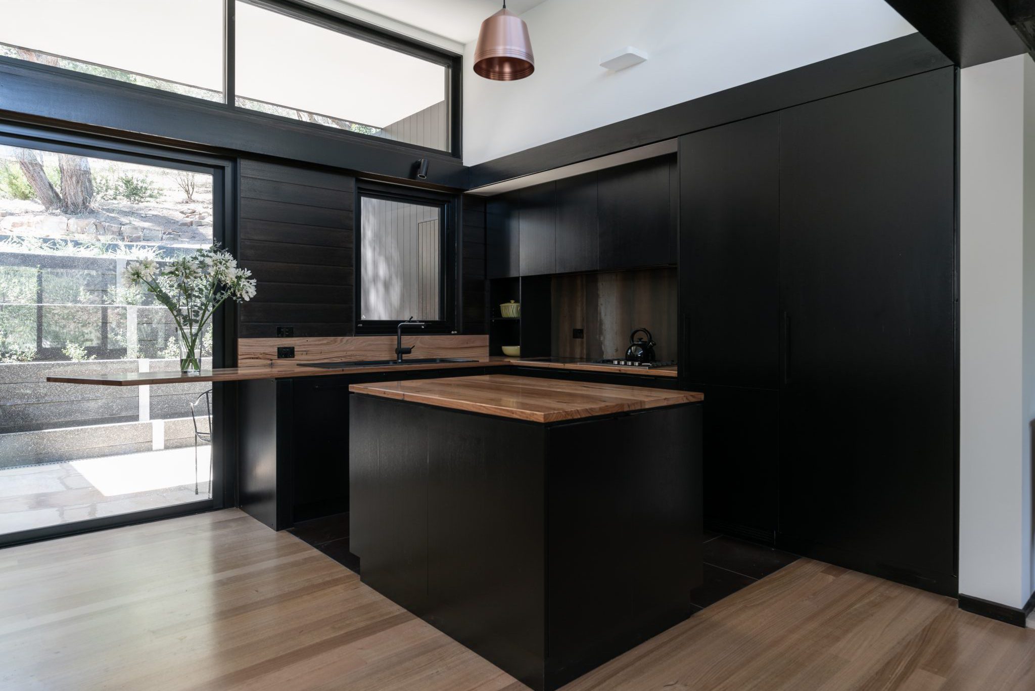 Mid-century home renovation kitchen Castlemaine